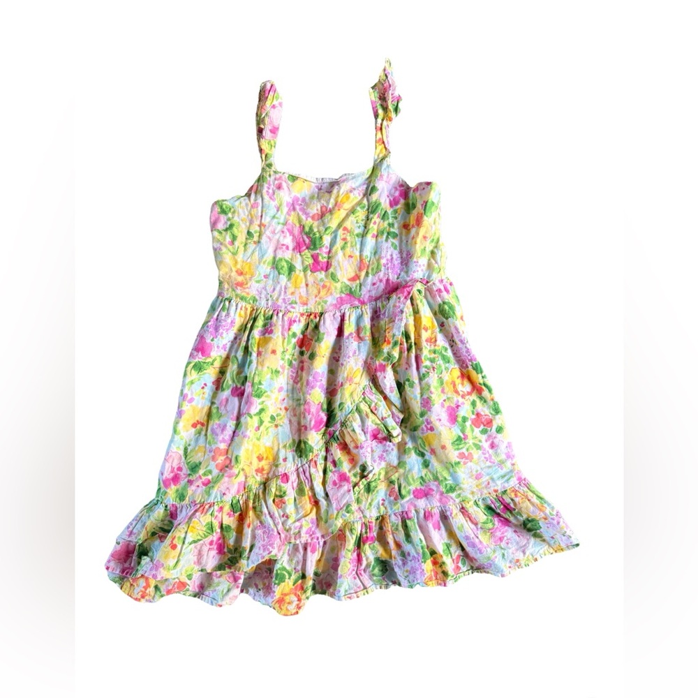 Janie & Jack Girls Ruffle Sleeve Dress